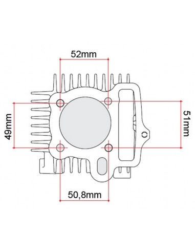 Cylindre Fonte 55mm Dirt Bike / Pit...