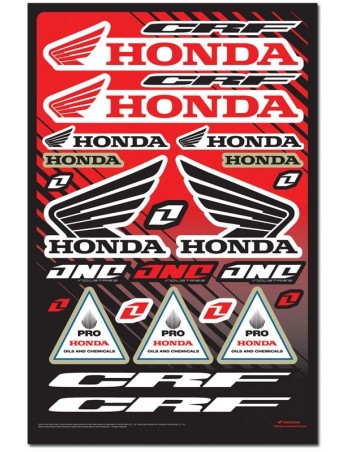 Planche de Stickers Honda...