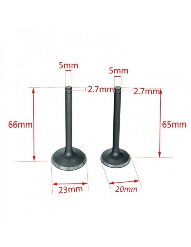 Kit soupapes complet 20 / 23 mm Kit soupapes complet 20 / 23 mm