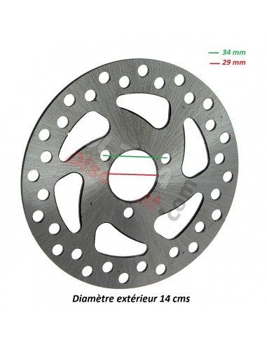 Disque de frein AV / ARR 140mm Pocket...