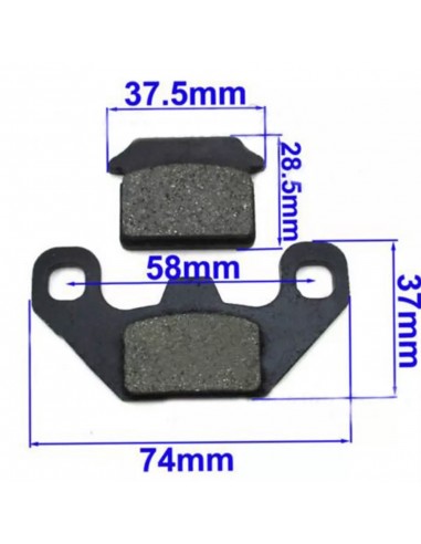 Plaquettes de freins Avant Quad -...