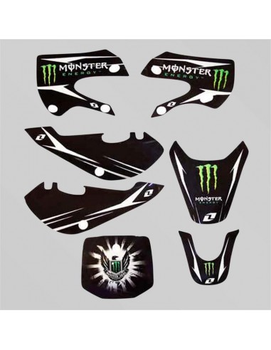 Kit déco Monster Energy KLX Kit déco Monster Energy KLX