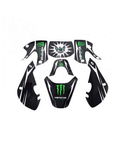 sticker cadre vélo monster energy