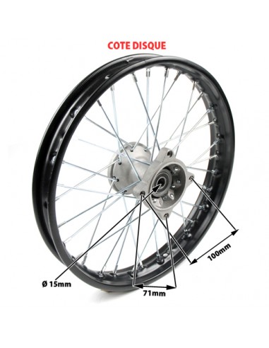 Jante 17 Pouces Avant Renforcée - Axe... Jante 17 Pouces Avant Renforcée - Axe...