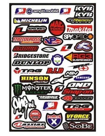 Planche de Stickers Mixte...