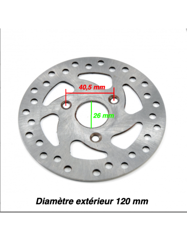 Disque de frein AV / ARR 120mm Pocket... Disque de frein AV / ARR 120mm Pocket...