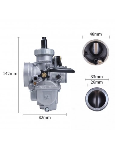 Carburateur NIBBI PE 26 (Starter... Carburateur NIBBI PE 26 (Starter...