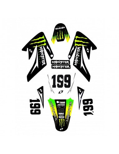 Mousse guidon MONSTER ENERGY de Pit Bike, Mini Moto et Dirt Bike