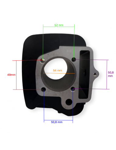 Cylindre Alu 54mm 125cc LIFAN Dirt Bike