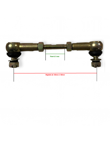 Biellette de direction 160 à 190mm... Biellette de direction 160 à 190mm...