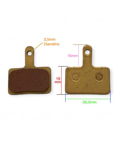 Plaquettes de frein Pocket Bike / Quad