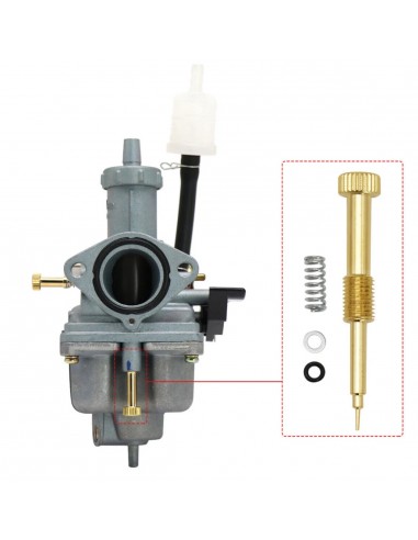 Vis réglage richesse / vis air accès... Vis réglage richesse / vis air accès...