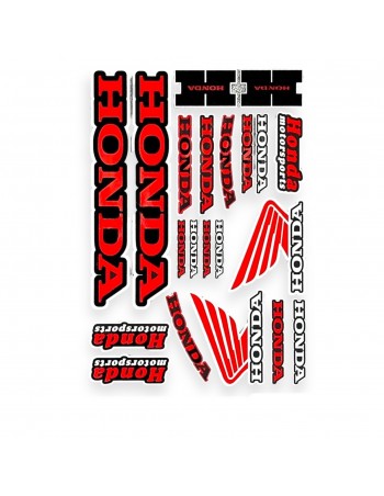 Planche de Stickers Honda...