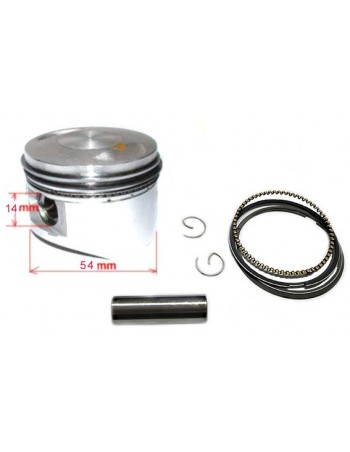 Kit piston 54mm 125cc à...