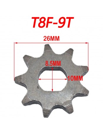 Pignon de transmission 9... 2
