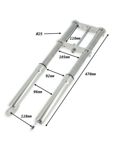 Fourche classique complète Pocket... Fourche classique complète Pocket...