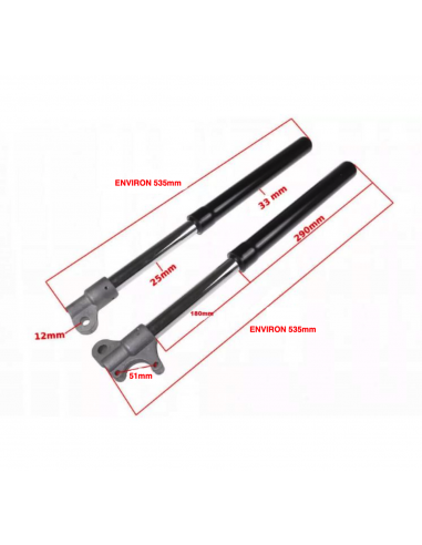 Fourche inversée Pocket Bike Cross /... Fourche inversée Pocket Bike Cross /...