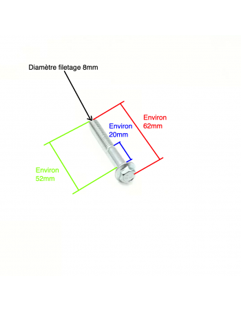 Lot de 4 vis de pontet de... 2