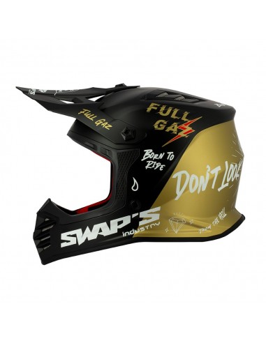 Casque Cross enfant SWAPS - Rock it...