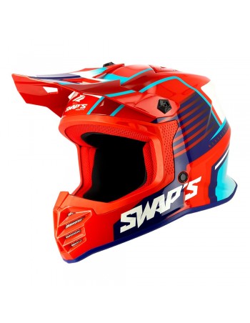 Casque Cross enfant SWAPS -...