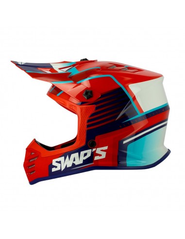 Casque Cross enfant SWAPS - Rock it...