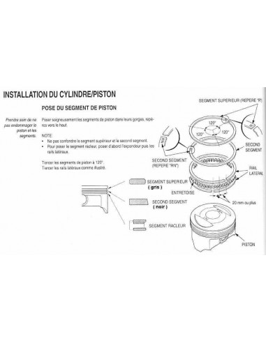 Kit Piston VERTICAL 250cc 67mm - Axe...