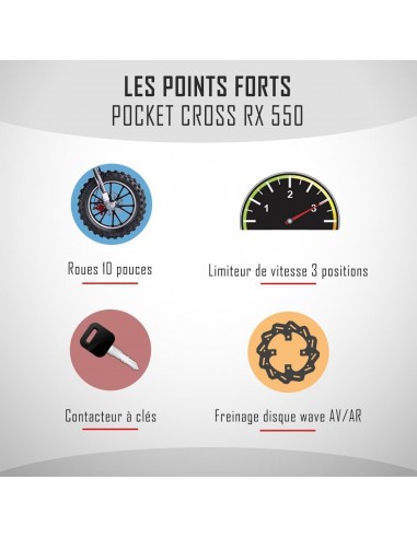 Pocket Bike Cross 24V 550W DIAMON...