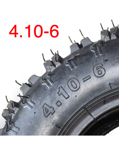 Pneu 6 Pouces AVANT 4.10-6 Pocket...
