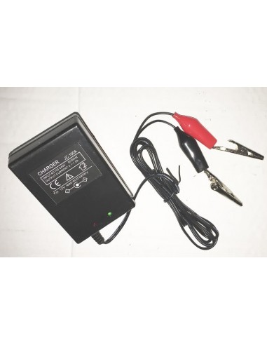 Chargeur UNIVERSEL 12V Moto et Quad (pinces crocodiles) - Modèle 1