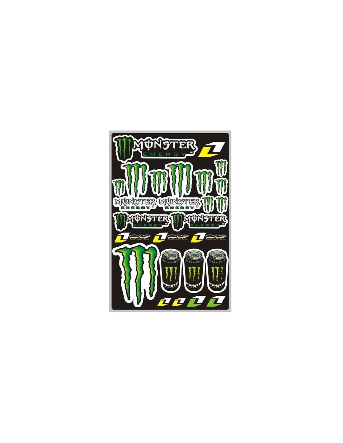 Stickers jante Monster Energy - Kit Déco jantes Monster Energy